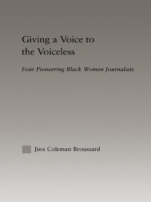 cover image of Giving a Voice to the Voiceless